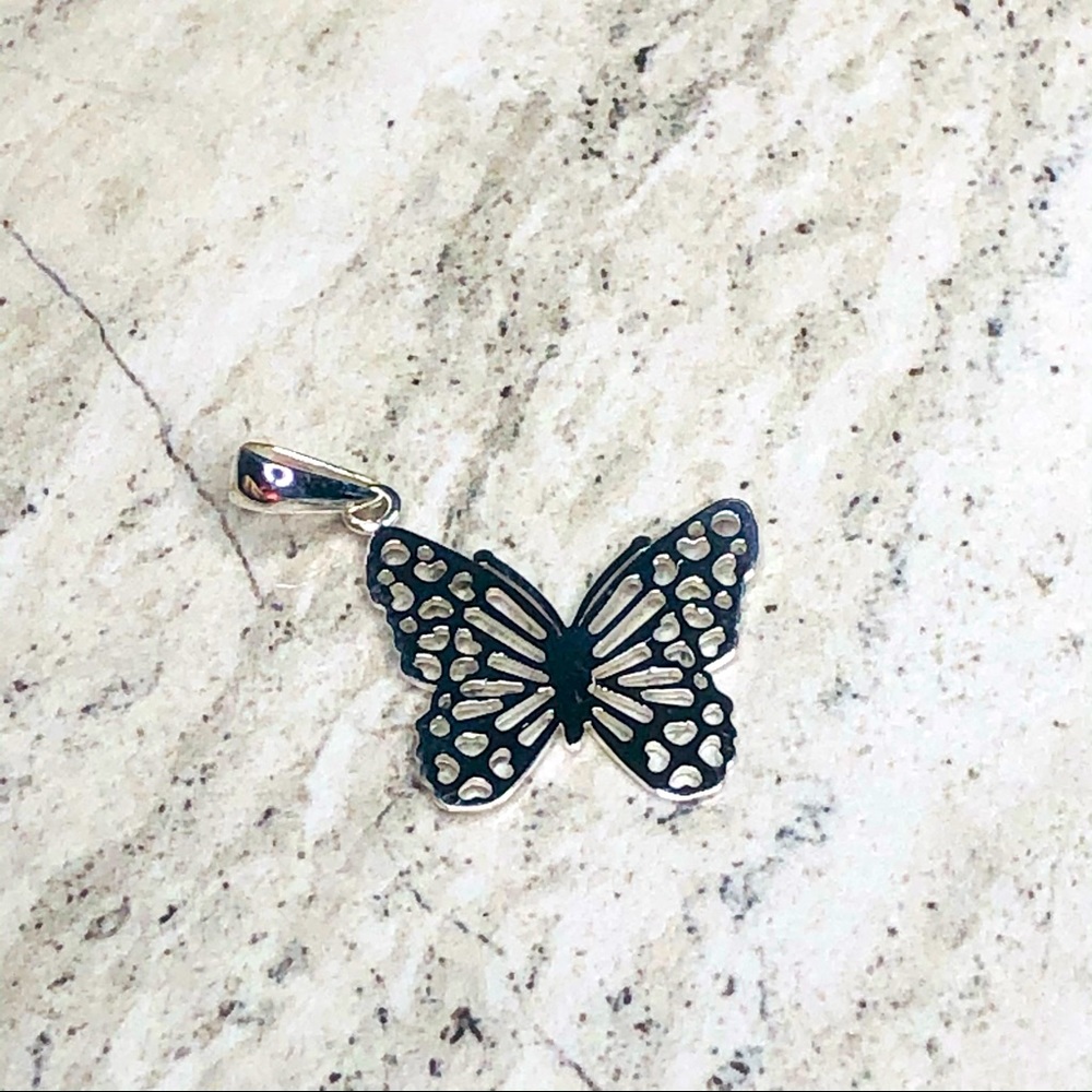 925 Sterling Silver Butterfly Pendant